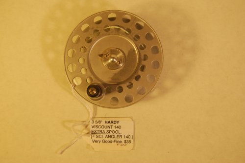 3 5/8 HARDY VISCOUNT 140 EXTRA SPOOL. With Metal Spool Latch Cover. [Same reel as Scientific Angler 140].